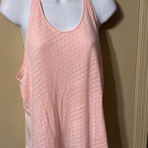 Under Armour Fitted Light Pink Tank Top